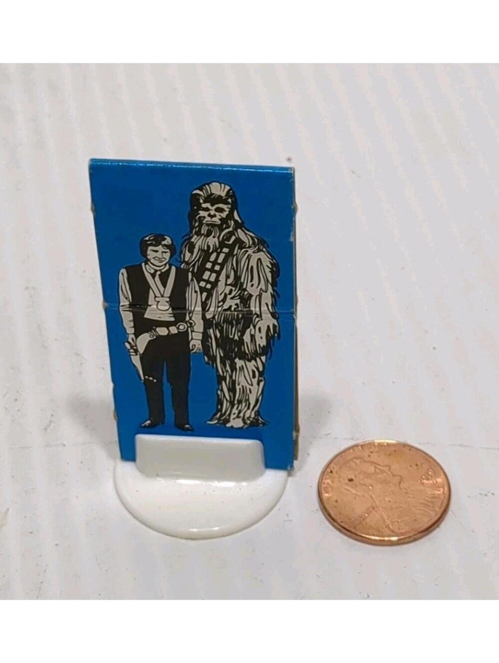 Star Wars Escape From Death Star Game Blue Han Solo Chewbacca Mover 1977 Bent